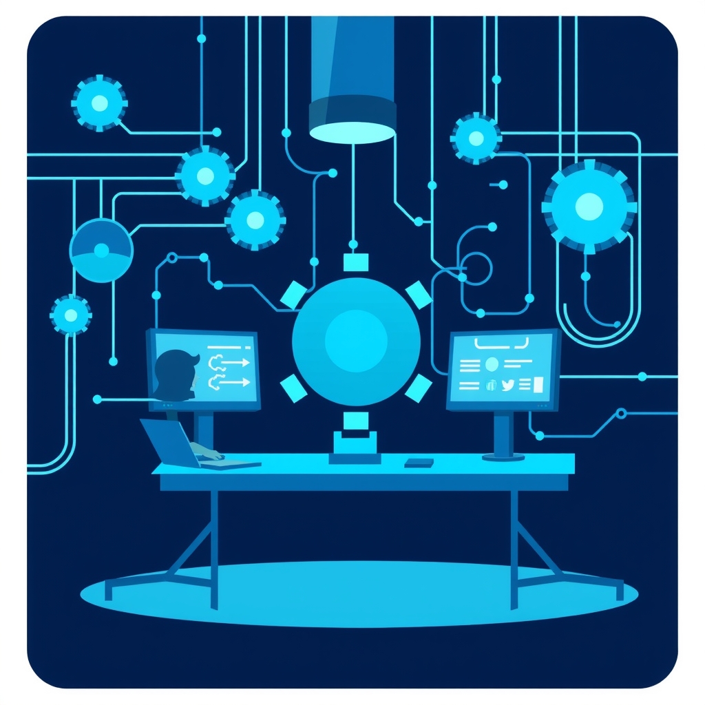 How Autonomous Operations Help Creators and Agencies Consolidate Work editorial illustration