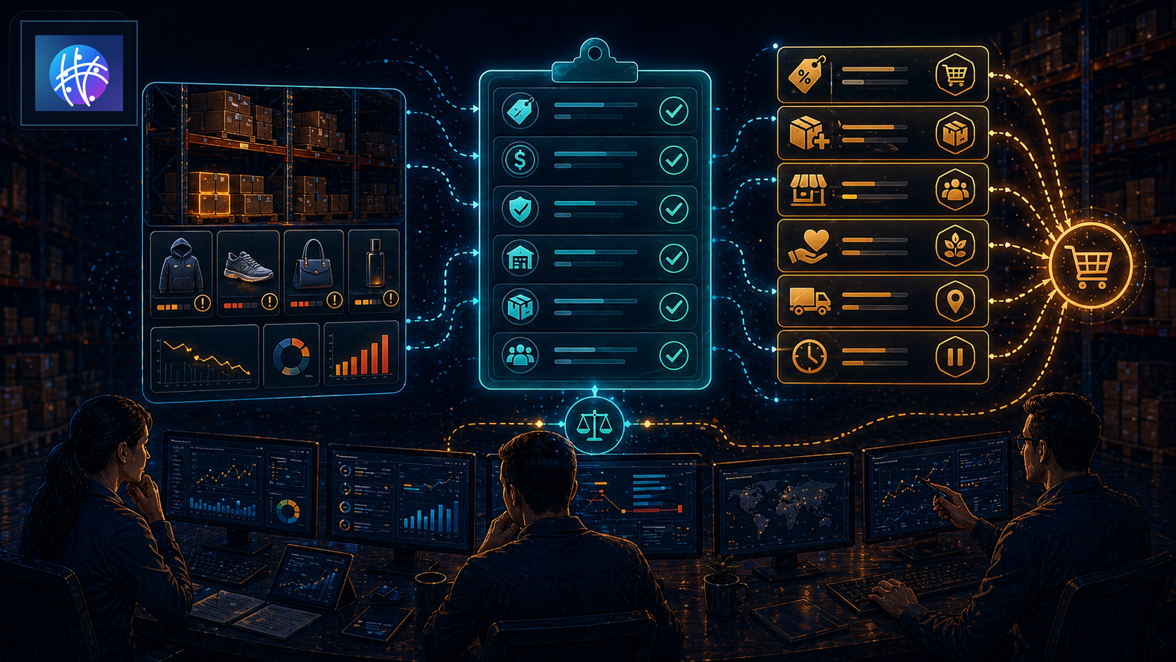 Dead Stock Management Checklist Before Discounting Inventory premium ecommerce inventory operations hero image with Meshline logo