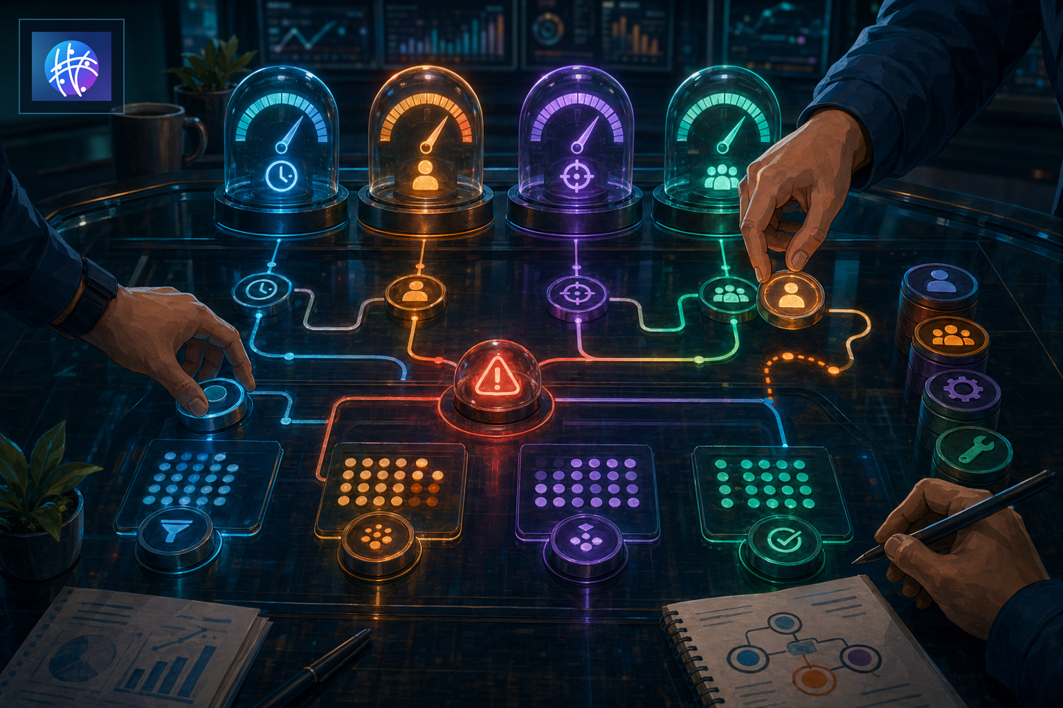 Event Correlation Metrics Operators Should Track cinematic event correlation operations map hero image with Meshline logo