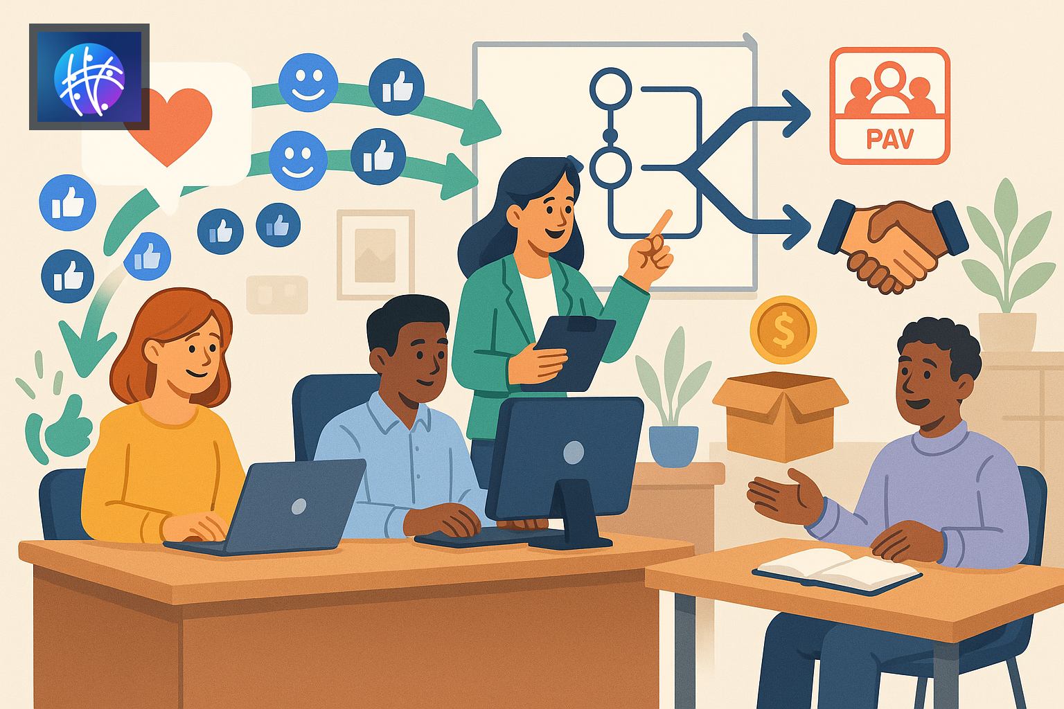 From Followers to Revenue: Meshline for Influencer Monetization generated creator revenue hero image with Meshline logo