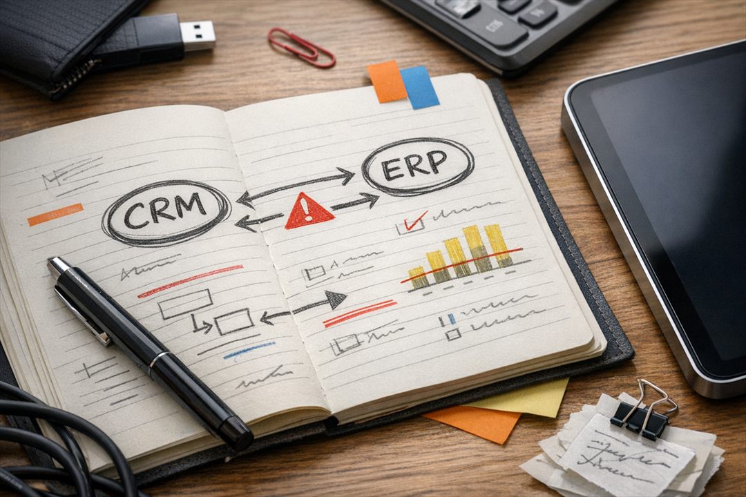 Stop CRM‑to‑ERP Sync Fires: A Practical Playbook for Marketing Ops Meshline workflow automation article visual
