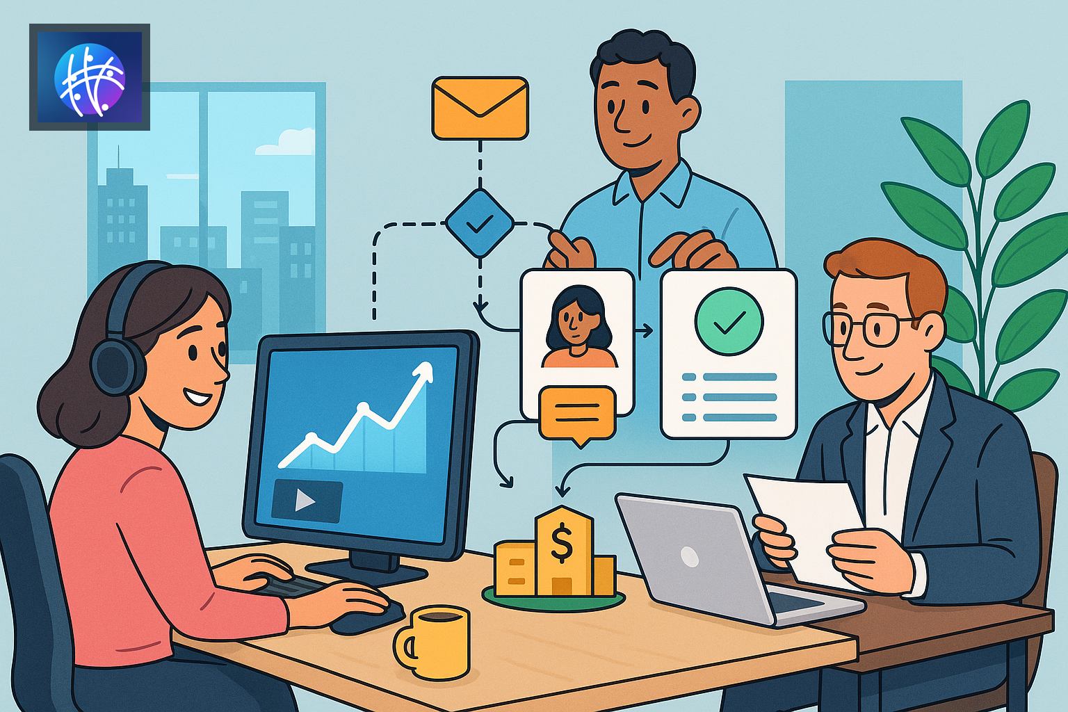 How Meshline Turns Creator Visibility into Business Opportunities generated creator revenue hero image with Meshline logo