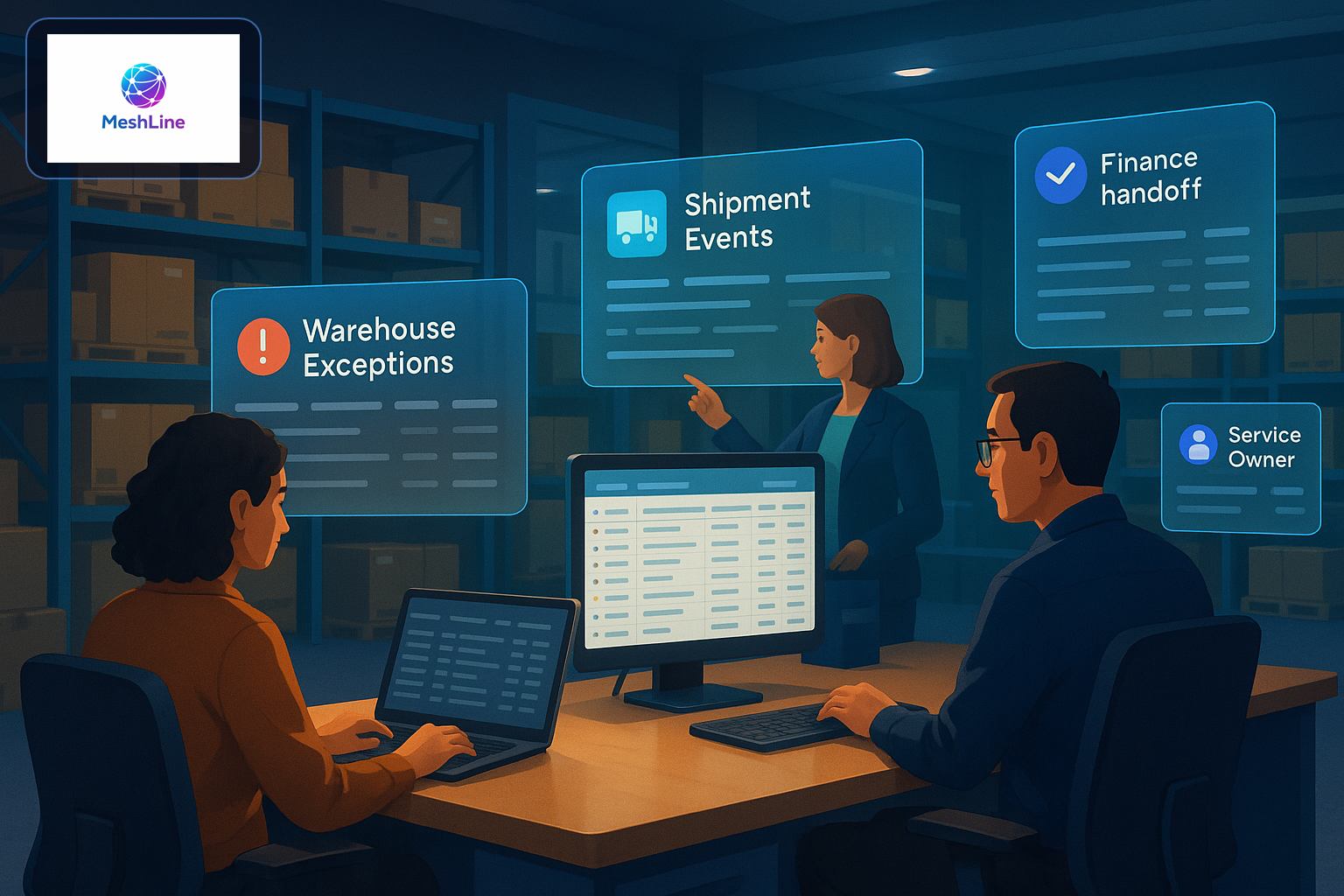 Inventory Reconciliation: Keep Stock and Orders Aligned Meshline workflow diagram