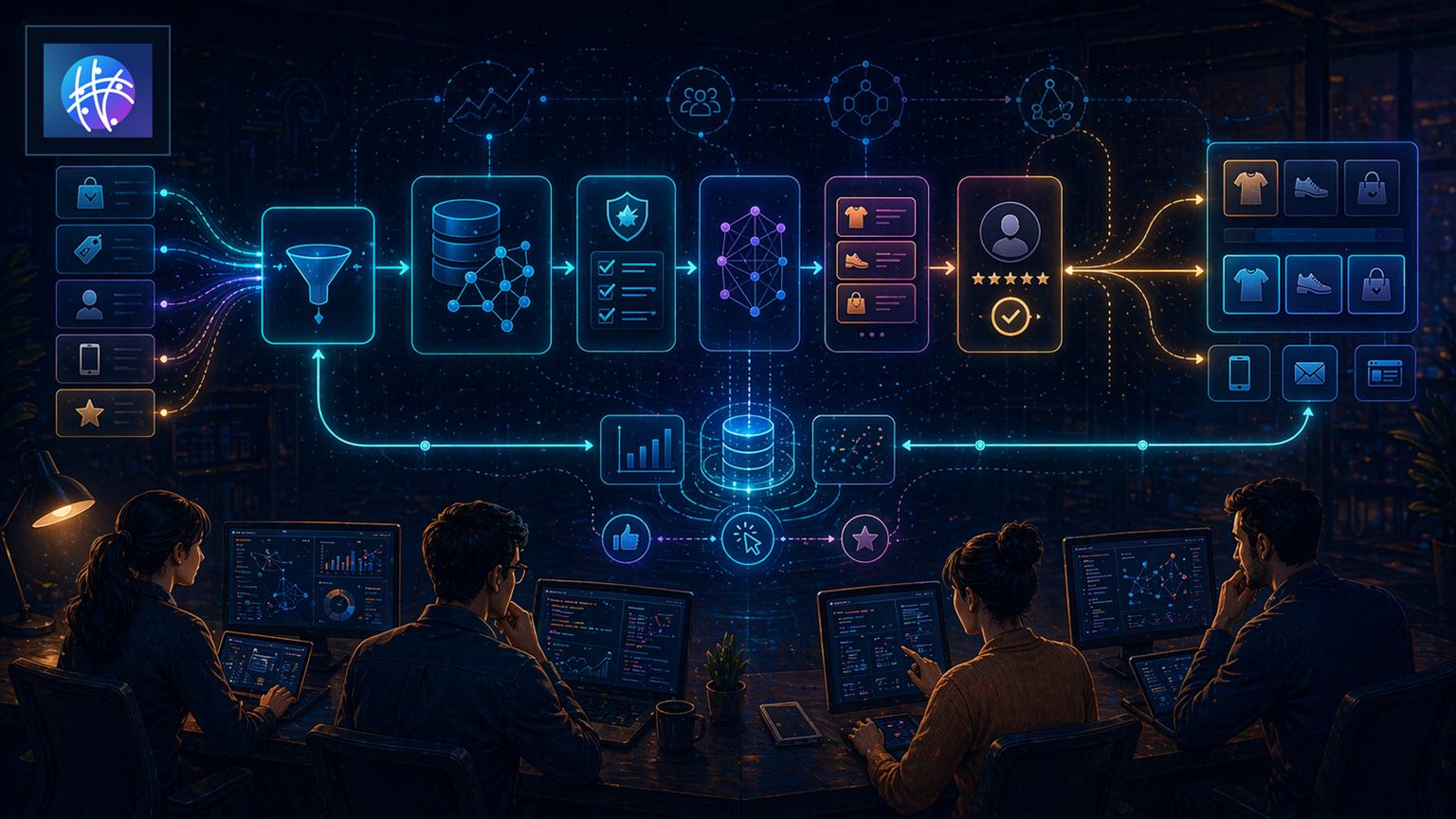 Recommendation Engine Architecture Lean Commerce Workflow article image