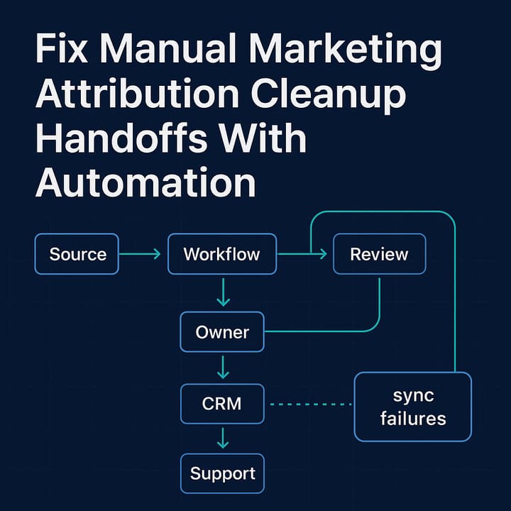 Diagram showing data flows between ad platforms, CDP, ETL, data warehouse, and CRM with a remediation layer for sync failures