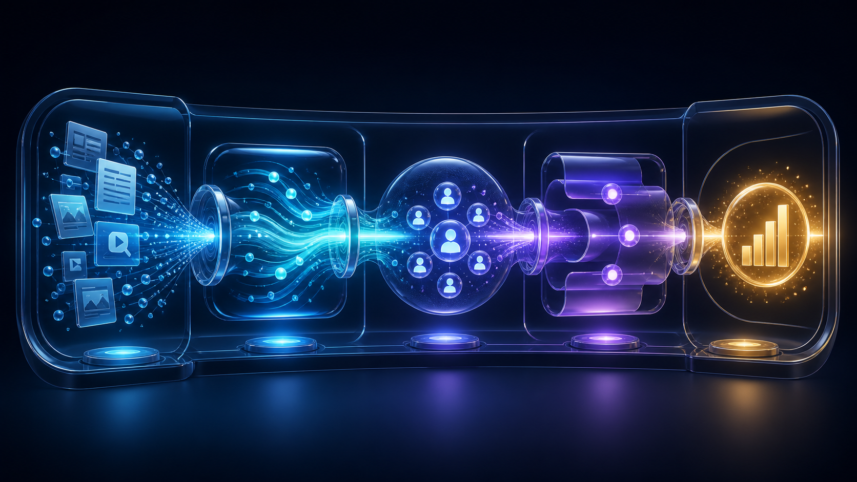 One connected system turning organic marketing into traffic, leads, pipeline, and revenue.